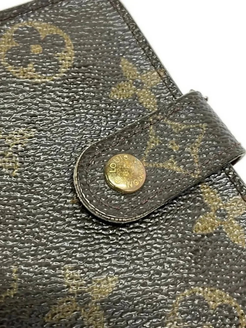 LOUIS VUITTON Compact Zipper Wallet M61667 Monogram MI0041 Bifold Wallet